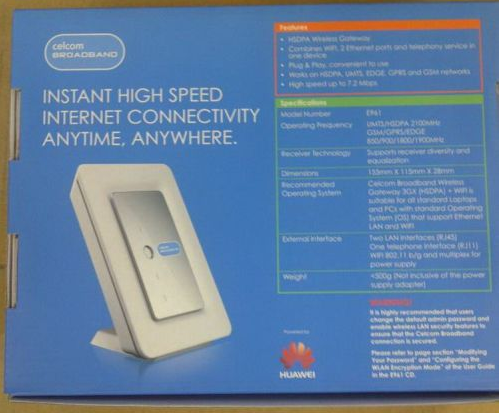 Huawei E961 3G роутер wifi с разъёмом под внешнюю антенну