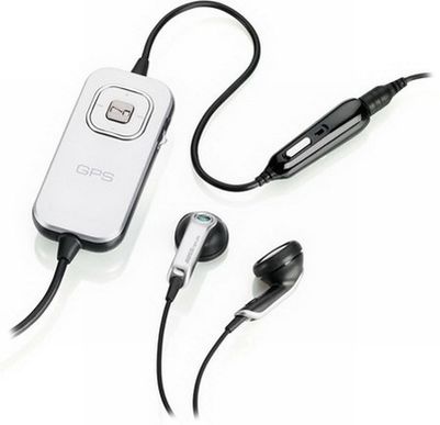 Sony Ericsson HGE-100 стереогарнитура с GPS приемником (C510,C902,G700,Jalou,T700,T707,W350i,W380i,W508,W595,W705,W760i,W980,Zylo)