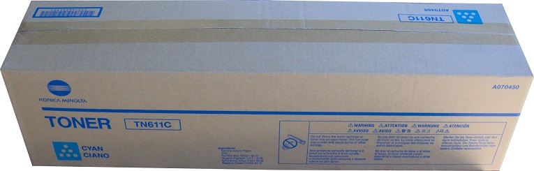 Konica Minolta TONER TN611C A070450 Тонер картридж синий