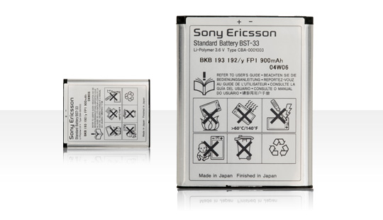 Sony Ericsson BST-33 Аккумулятор (C702C901C903G502G700G705G900K530iK630iNait Sati T700W205W302W395W595W705,750i)