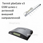 Termit pbxGate v3 GSM шлюз с антенной внешней направленной