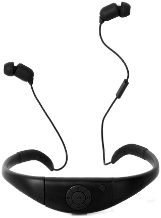Aqua Music WBH9 IPX8 Bluetooth стерео-гарнитура для спорта водонепроницаемая (черная) для Sony Xperia Z