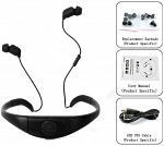 Aqua Music WBH9 IPX8 Bluetooth стерео-гарнитура для спорта водонепроницаемая (черная) для Sony Xperia Z