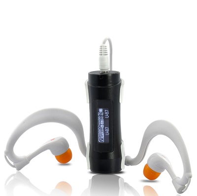 Aqua Music M4G FM MP3 Плеер 4GB для плавания водонепроницаемый (чёрный)