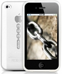 DEXIM Braceiet TPU чехол для iPhone 4S/4 белый