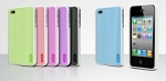 DEXIM чехол гибкий силиконовый для iPhone 4S/4 красный