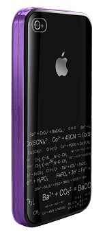 DEXIM чехол стильный жесткий для iPhone 4S/4 фиолетовый
