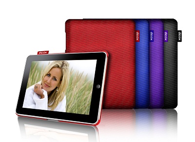 DEXIM чехол ударопрочный (Carbon) для iPad красный