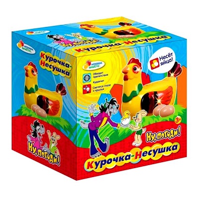 Игрушка "Курочка-Несушка" на бат., свет+звук, в русс. кор. Играем Вместе