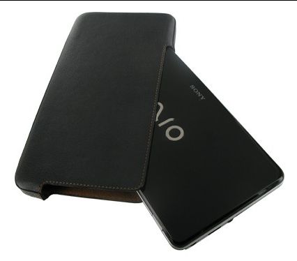 Чехол кобура кожа Sony VAIO серии P VGN-P80H, VGN-P70H, PVGN-P15G Holder Type Black