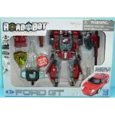 Игрушка Робот-трансформер Happy Well Ford GT, 1:32, свет