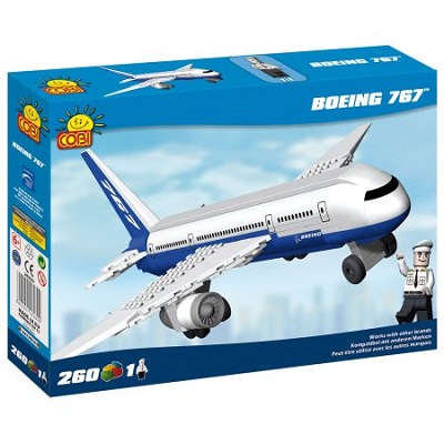 Игрушка Конструктор пласт.COBI "Боинг 767",260 дет(Boeing)