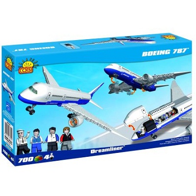 Игрушка Конструктор пласт.COBI Боинг 787 Дримлайнер,700 дет(Boeing)