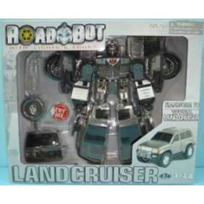 Игрушка Робот-трансформер TOYOTA LAND CRUSER, 1:18, свет, звук