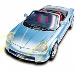 Игрушка Робот-трансформер Happy Well TOYOTA MR2, 1:18, свет, звук