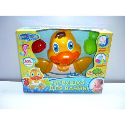Игровой набор для ванной на присосках, в русс. кор. 31,5x9x24 см. Играем Вместе.