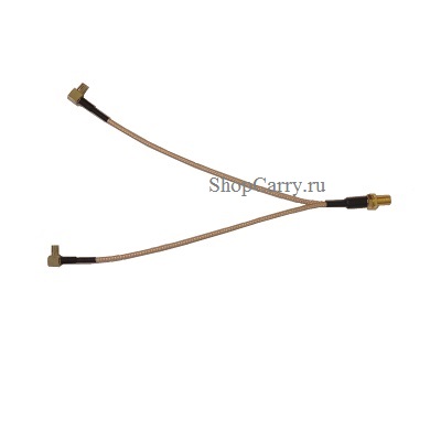 Антенный переходник пигтейл 2 x TS9/SMA для 4G LTE 3G MIMO модема роутера mp100-3,m100-3,mr100-3,mf90,mf821,mf823,5372,e8278 и т.п.