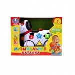 Игрушка Музыкальная Каталка в ассорт, на бат., свет+звук., 5 функций, в русс. кор. УМКА. (173292)