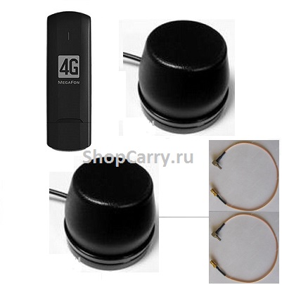 Huawei E3272 4G 3G LTE MIMO USB модем с двумя внешними антеннами  и двумя переходниками купить характеристики применение