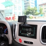 Ppyple CD-N5 black Автомобильный держатель купить Держатель предназначен для использования совместно с коммуникаторами и навигаторами с размером экрана 3,5-5,5 дюйма в диагонали 55-85 мм по высоте и т