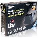 ASUS 4G-N12 Wireless-N300 LTE модем роутер универсальный купить Скорость Wi-Fi: до 300 Мбит/сек / LTE до 150 Мбит/сек. Рабочие частоты Wi-Fi: 2.4 ГГц. Четыре разъема LAN RJ-45 10/100 Мбит/с. Один разъ