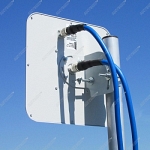 Antex PETRA BB MIMO 2x2 Кабель 2шт. 10 метров SMA-male 3G WIFI 4G LTE антенна уличная усиление 14 dBi широкополосная панельная