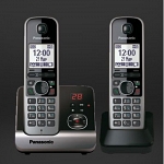 Panasonic KX-TG6722RU беспроводной телефон DECT купить АОН голосовой, дисплей, часы, будильник, индикатор входящего,подсветка, на стену, радионяня