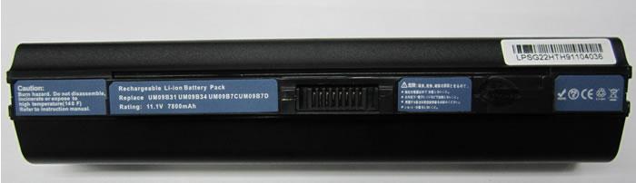 Acer Aspire One Аккумулятор для ноутбука (AO751, AO751h, ZA3, ZG8,  AO531) 7800 mah (Black)