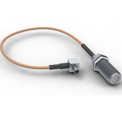 Антенный адаптер для USB 3G модемов (F-female - TS-9 ( угловой))