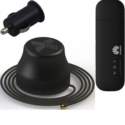 ShopCarry Internet Cars u8372M-1 4g wifi интернет в автомобиль комплект с антенной на магните