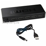 REXANT Делитель HDMI 1x4 пластиковый корпус