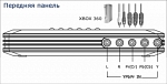 Mobidick VPCV510 Процессор HDMI Конвертер-апскейлер 5-in-1-out AUDIO in x 1, VIDEO in x 1, HDMI in x 2, HDMI OUTPUT x 1