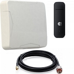 Huawei E3372h-153 с Nitsa-5 Модем 4g 3g Gsm с антенной направленной уличной панельный