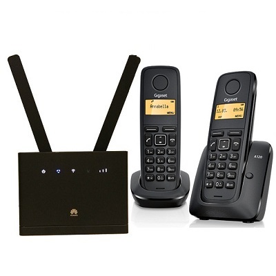 Комплект SHOPCARRY SIM 315-2 стационарный сотовый радио DECT телефон GSM/4G/3G WIFI и роутер купить