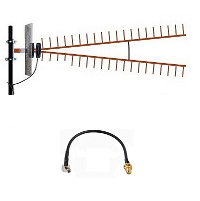 Triada 2635 SOTA 4G 3G GSM всеволновая широкополосная направленная антенна SMA Кабель 10м Переходник TS9