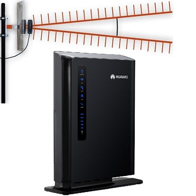 Huawei E5172As-22 3G 4G LTE WiFi роутер с широкополосной направленной антенной 16 дб и 10 метров кабеля
