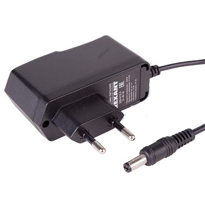 Rexant Адаптер питания 110-220V AC/12V DC, 1А, 12W с DC разъемом подключения 5. 5х2. 1, без влагозащиты (IP23)