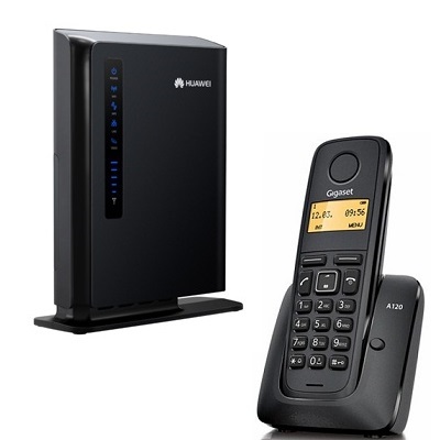 Комплект SHOPCARRY SIM 5172-1 стационарный сотовый радио DECT телефон GSM/4G/3G WIFI и роутер универсальный