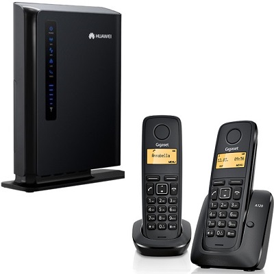 Комплект SHOPCARRY SIM 5172-2 стационарный сотовый радио DECT телефон GSM/4G/3G WIFI и роутер