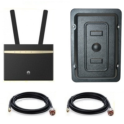 Комплект роутер 3g-4g wifi с антенной 3g-4G mimo для интернета дача CAT6 до 300 мб.с в 4G