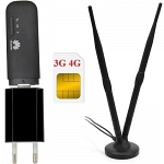 Huawei E8372h-153 с Антенной MIMO black USB WiFi роутер-модем 4G 3G GSM универсальный