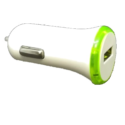 Автозарядка в прикуриватель USB (АЗУ) (5 V, 2100 mA) белая REXANT