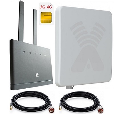 Shopcarry R315zm 4g 3g роутер с внешней антенной с усилением 20дби (комплект)