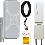 ShopCarry MR8372NM Комплект модем-роутер 4G 3G GSM с антенной MIMO направленной уличной