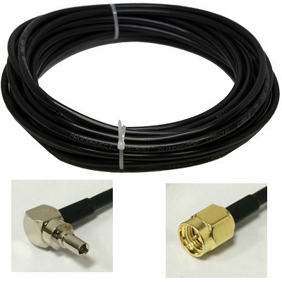 Кабель 1 метр Rg-58 Sma-male и Crc9 разъемы кабельная сборка Shopcarry