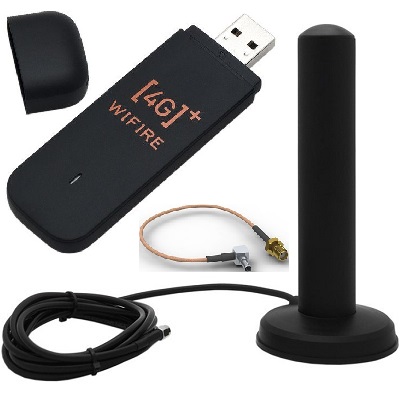 Shopcarry M3372-93 комплект Usb модем 4g 3g gsm с антенной равнонаправленной широкополосной