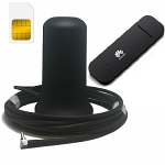 Huawei E3372h-320 модем Usb с антенной Shopcarry M1 всенаправленная 3g 4g lte кабель 3 метра