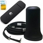 Huawei E3372h-320 модем Usb с антенной Shopcarry M2 всенаправленная 3g 4g lte 2x2 кабель 3 метра