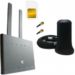 Huawei B315s-22 с антенной ShopCarry M2 4G 3G LTE GSM WiFi роутер универсальный