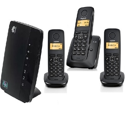 ShopCarry Sim 68-3 стационарный сотовый телефон 3G GSM с 3-мя радиотрубками под сим карту (комплект)